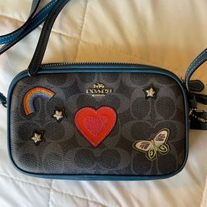 Coach Crossbody canvas print bag